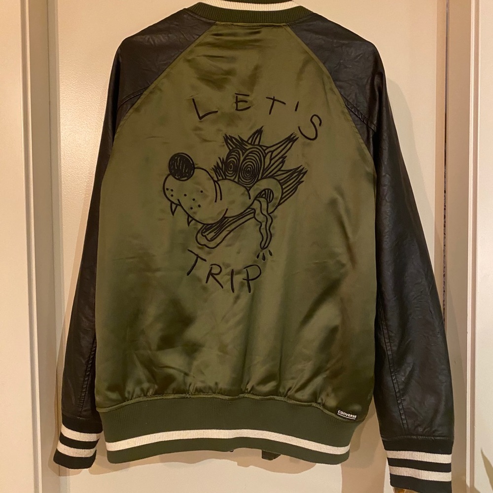 Converse let’s trip varsity jacket